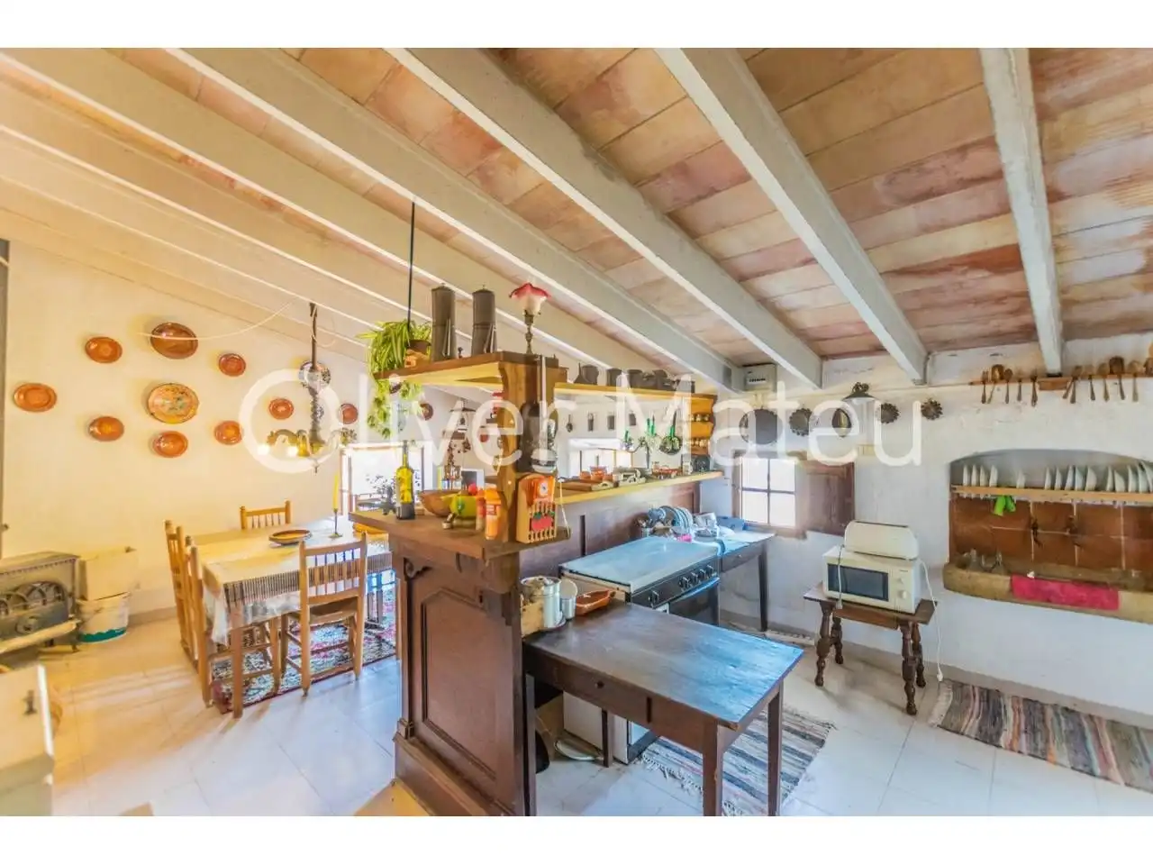 Cuina de Casa o xalet en venda en Lloret de Vistalegre amb Jardí privat i Terrassa