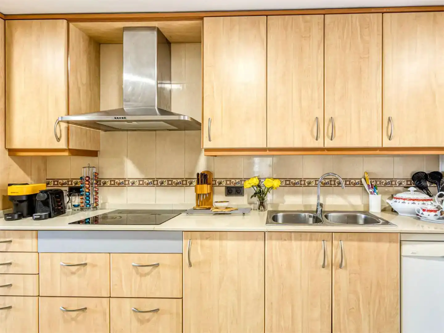 Kitchen of Flat for sale in Lloret de Mar  with Air Conditioner, Swimming Pool and Balcony