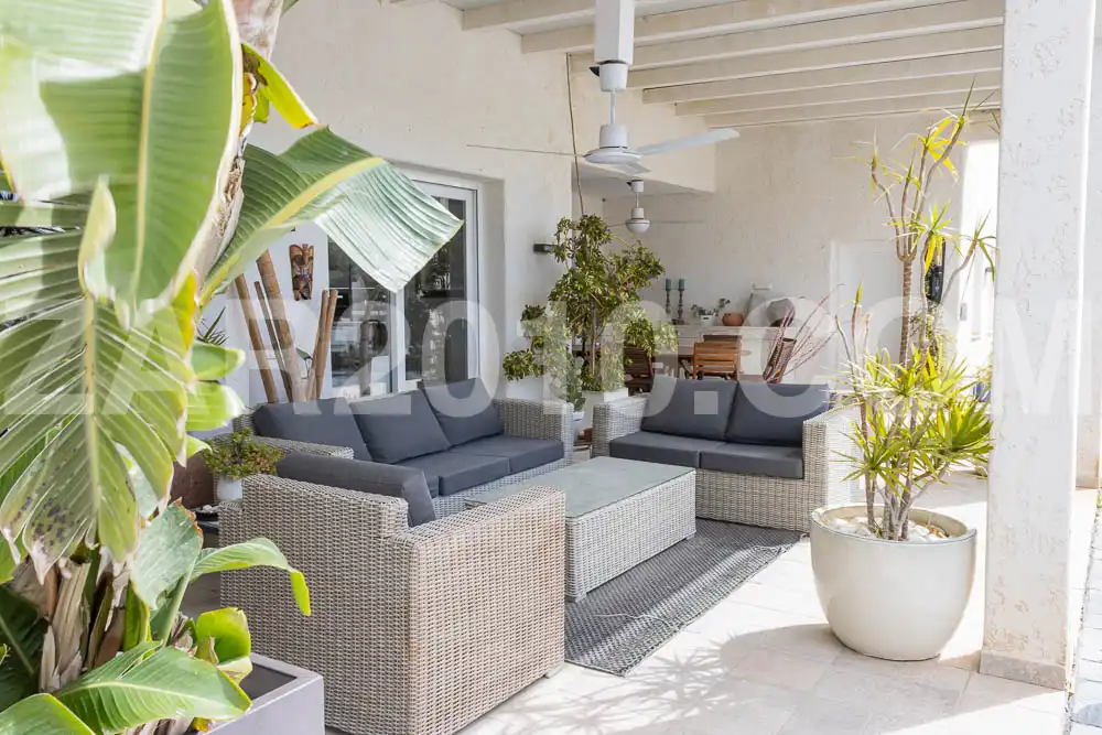 Terrassa de Casa o xalet en venda en Cuevas del Almanzora amb Calefacció, Jardí privat i Terrassa