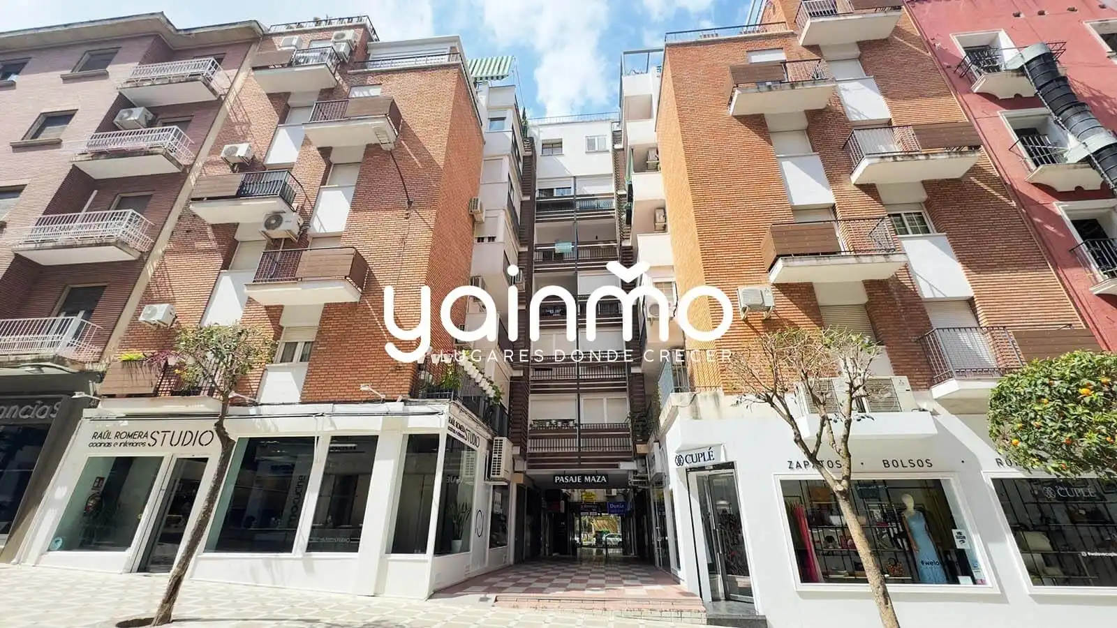 Exterior view of Flat for rent in Jaén  with Furnished and Balcony