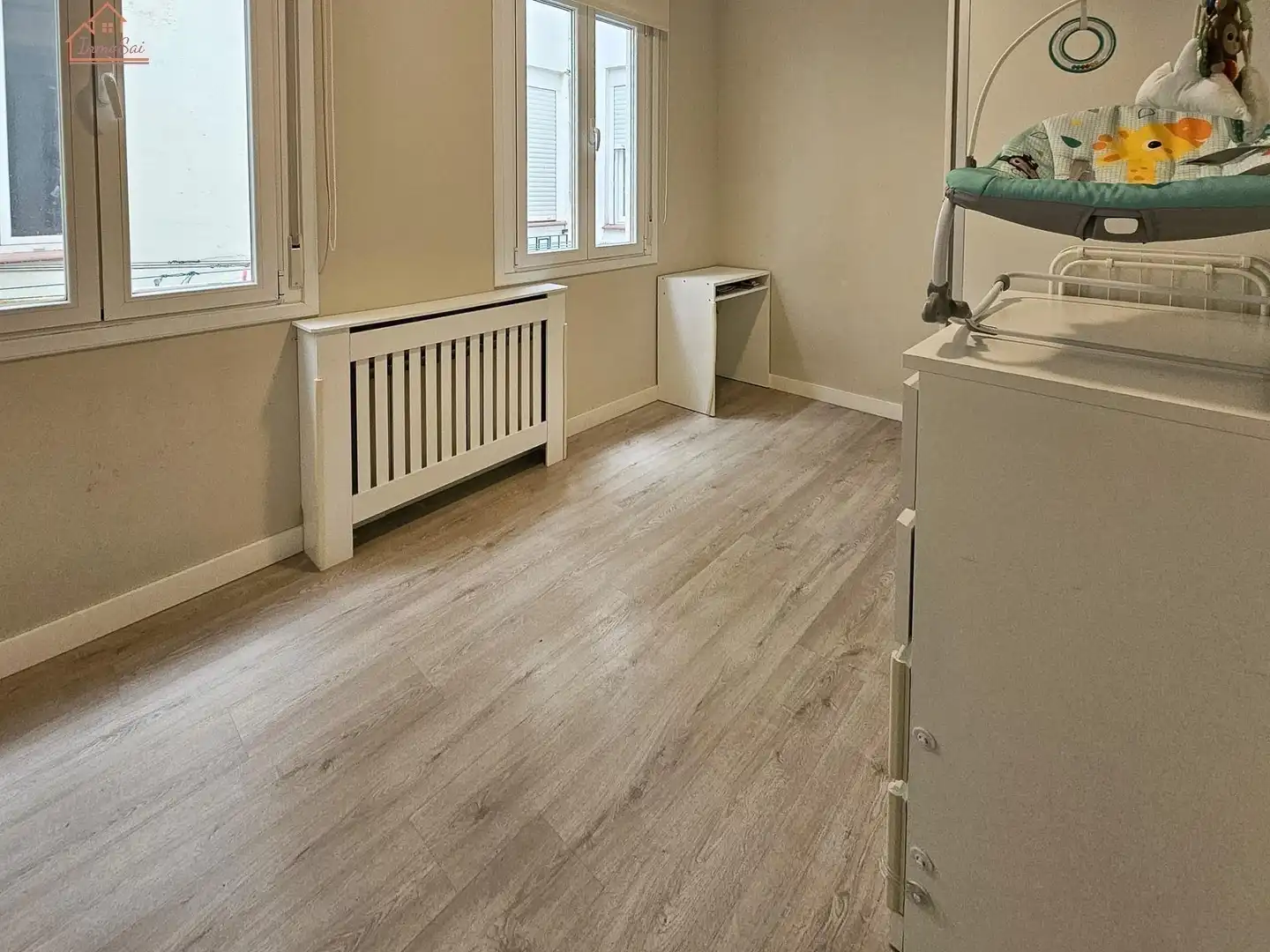 Schlafzimmer von Wohnung zur Miete in Madrid mit Klimaanlage, Heizung und Möbliert