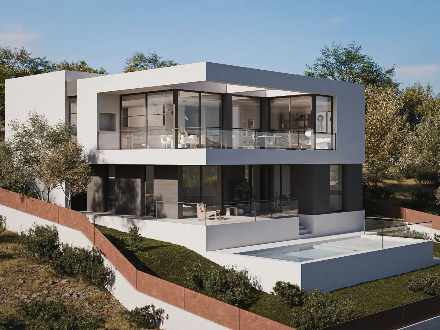 Vista exterior de Casa o chalet en venta en Castell d'Aro, Platja d'Aro i s'Agaró con Aire acondicionado, Calefacción y Jardín privado
