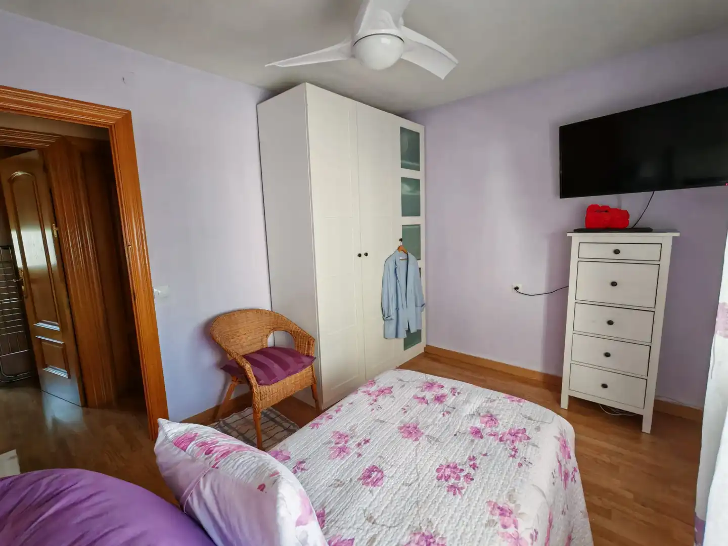 Schlafzimmer von Wohnung zum Verkauf in Móstoles mit Heizung, Parkett und Terrasse