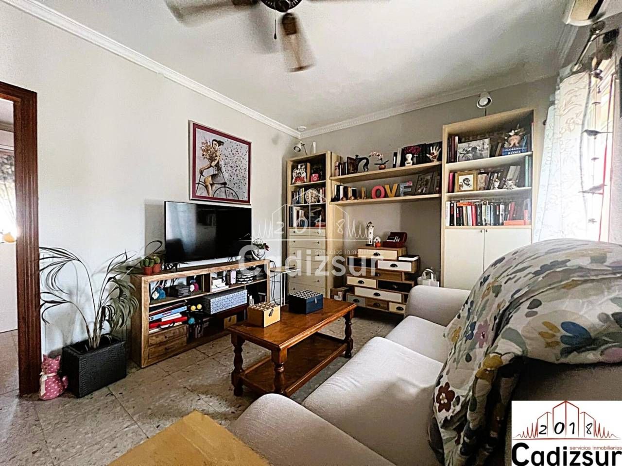 Sala de estar de Piso en venta en  Cádiz Capital con Aire acondicionado y Terraza