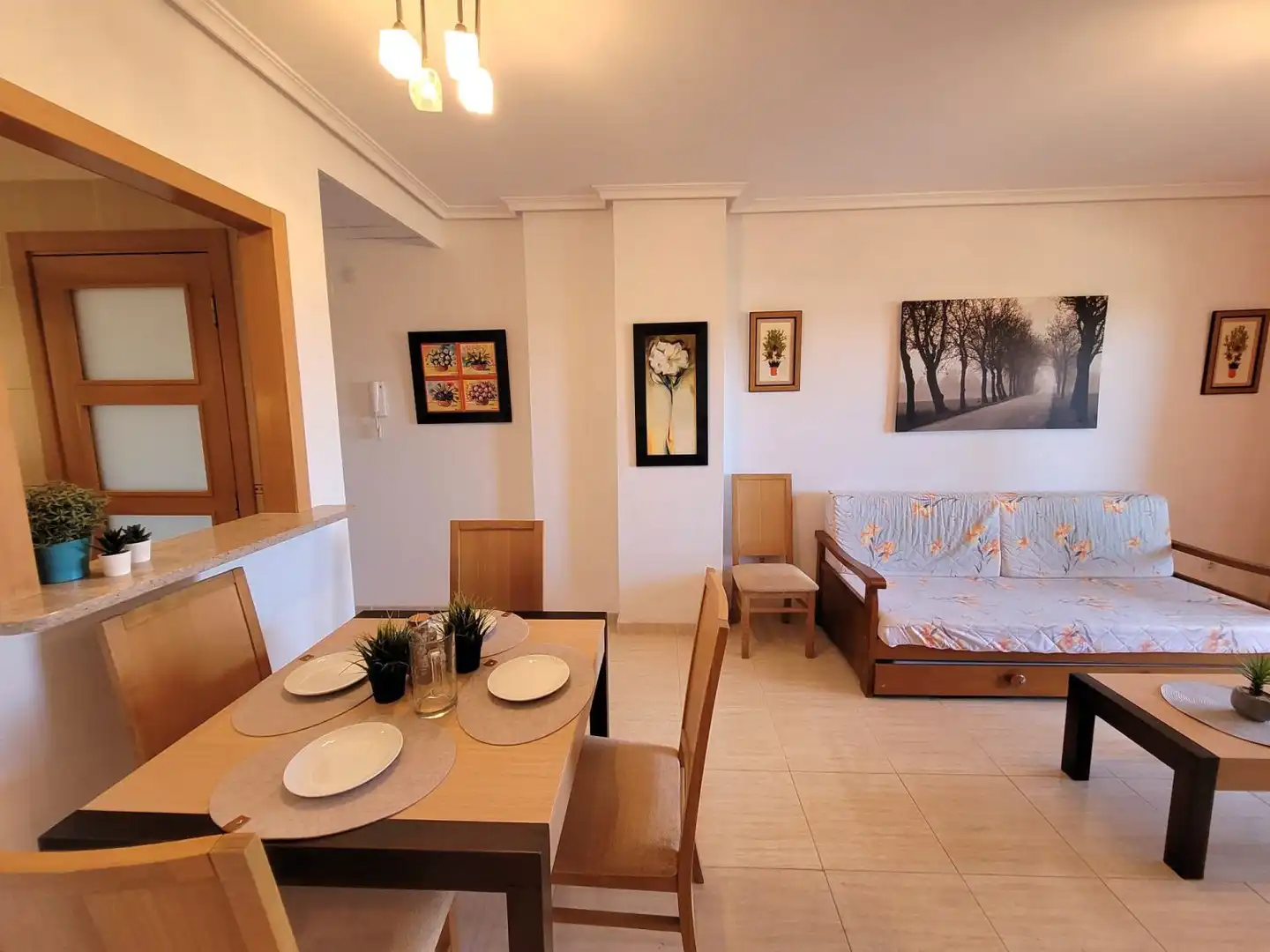 Menjador de Apartament en venda en Oropesa del Mar / Orpesa amb Aire condicionat, Calefacció i Terrassa