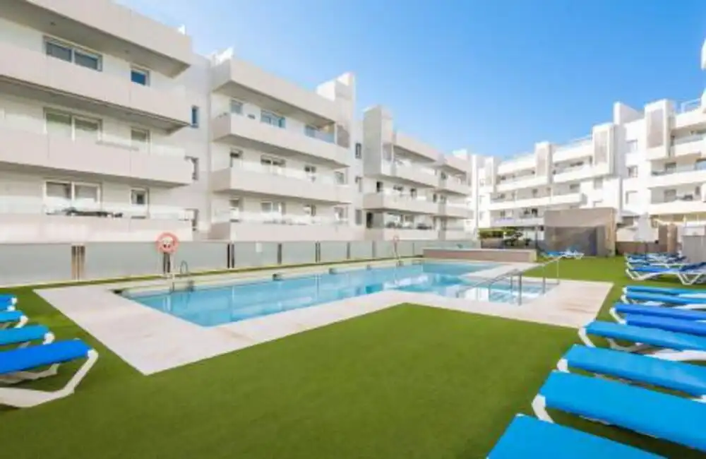 Exterior view of Apartments for rent in Marbella  with Air Conditioner, Terrace and Swimming Pool