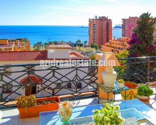 Vista exterior de Dúplex de lloguer en Málaga Capital amb Aire condicionat, Terrassa i Piscina