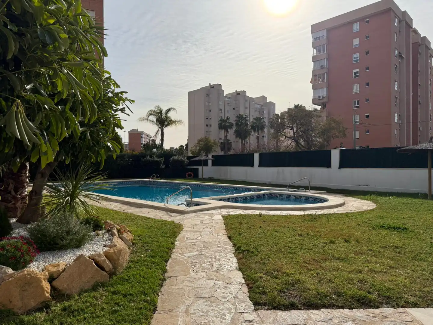 Swimming pool of Flat for sale in Alicante / Alacant  with Air Conditioner, Heating and Terrace