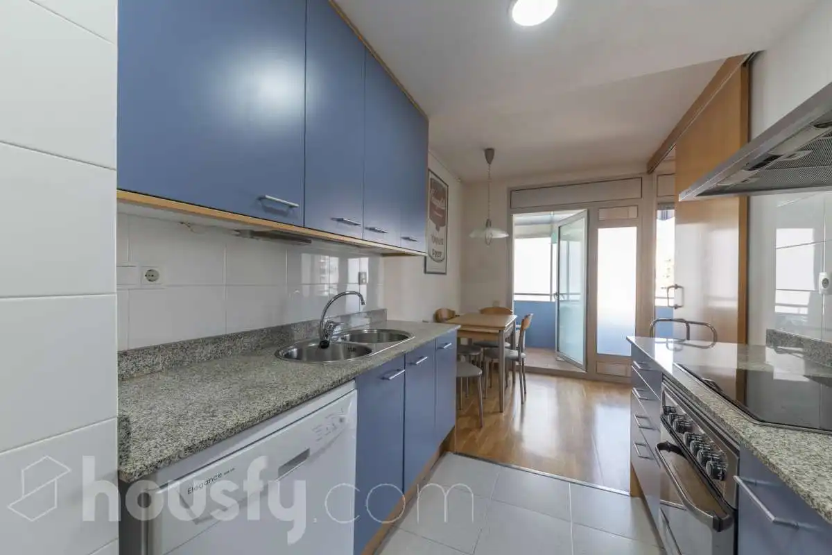 Kitchen of Flat for rent in Mataró  with Air Conditioner, Heating and Parquet flooring