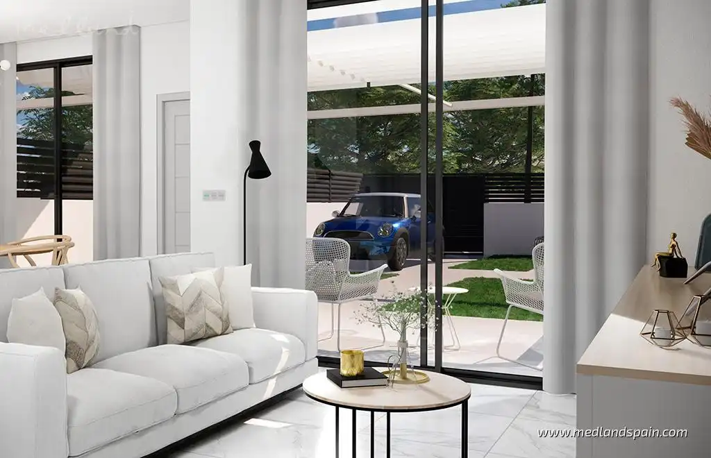 Sala de estar de Casa adosada en venta en Rojales con Jardín privado y Terraza