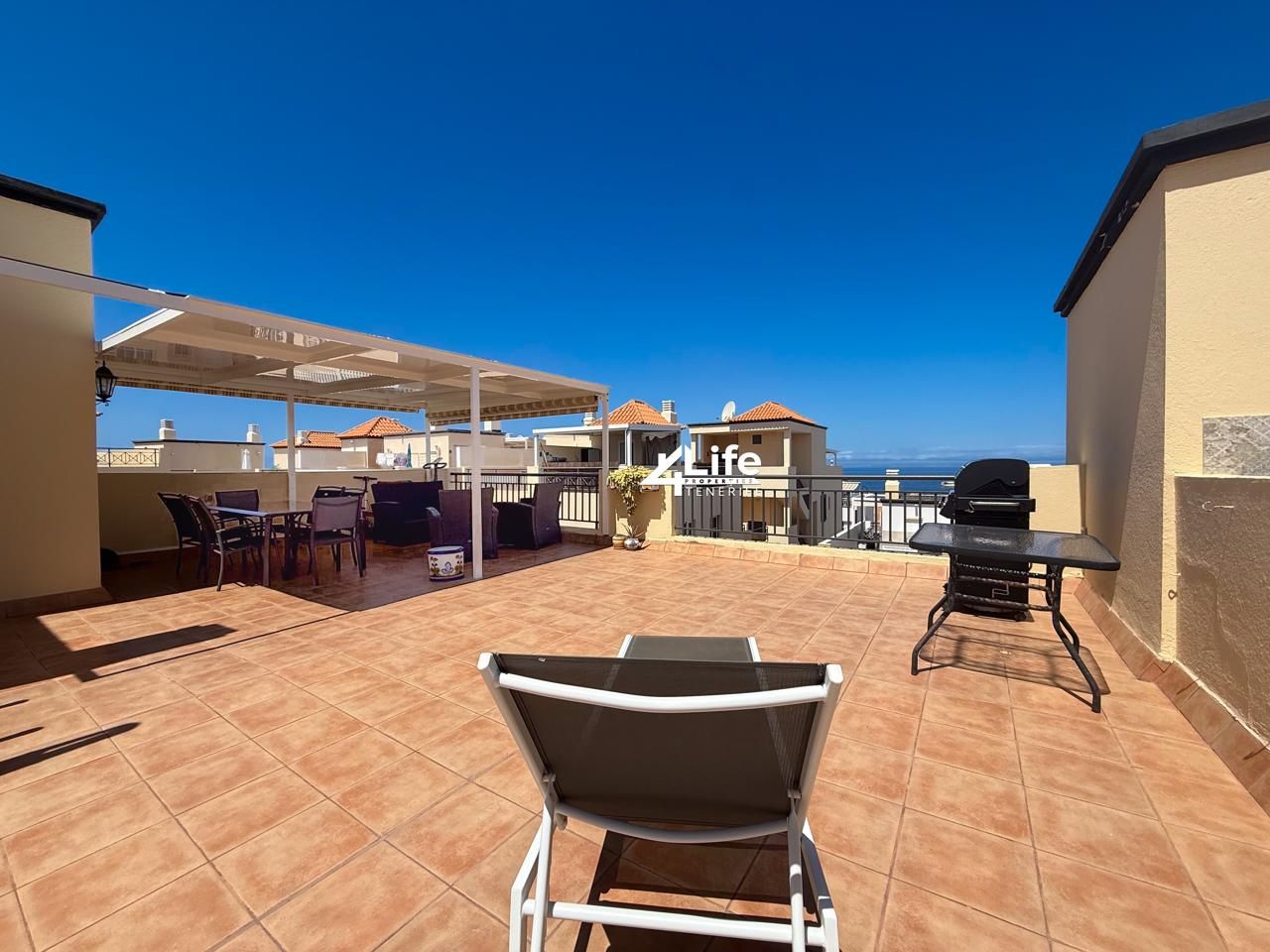 Terrace of Attic to rent in Adeje  with Air Conditioner, Terrace and Swimming Pool
