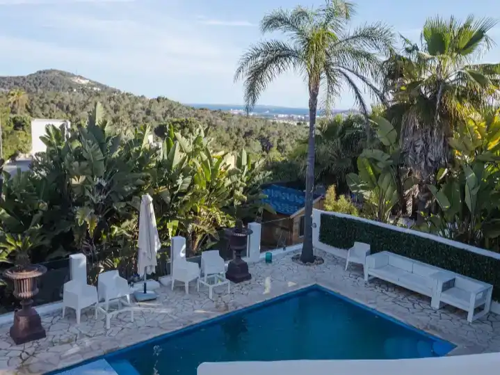 Piscina de Casa o xalet de lloguer en Can Furnet