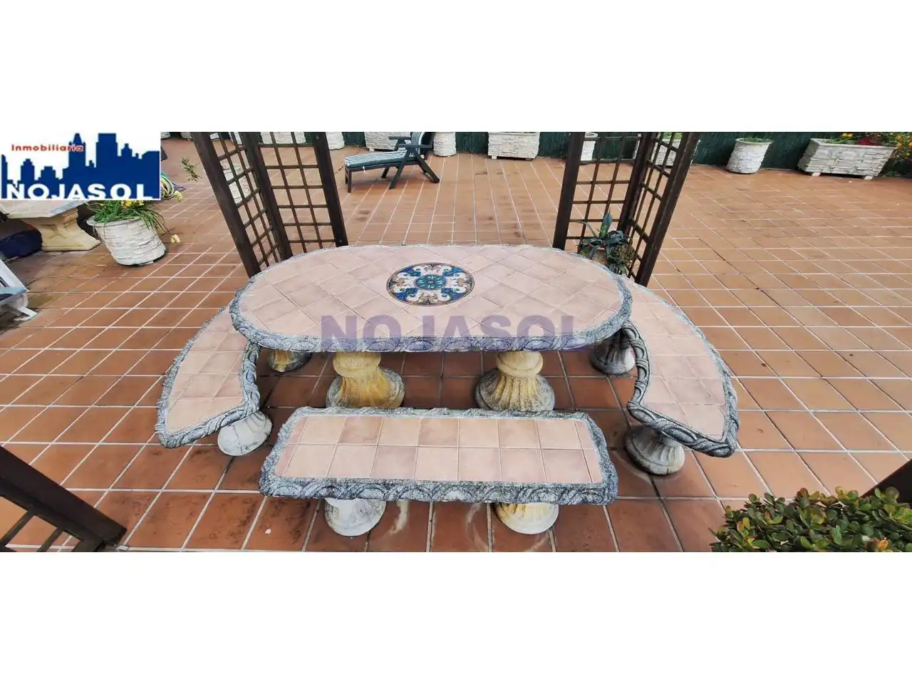 Terrassa de Apartament de lloguer en Noja amb Calefacció, Jardí privat i Terrassa
