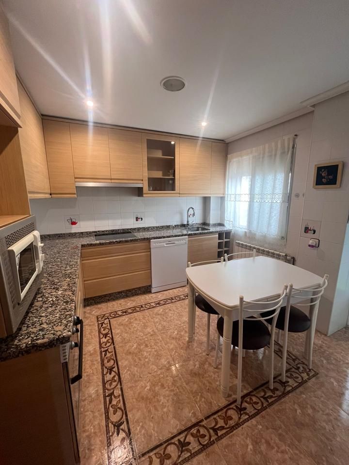Kitchen of Flat for sale in Plasencia  with Air Conditioner, Terrace and Furnished