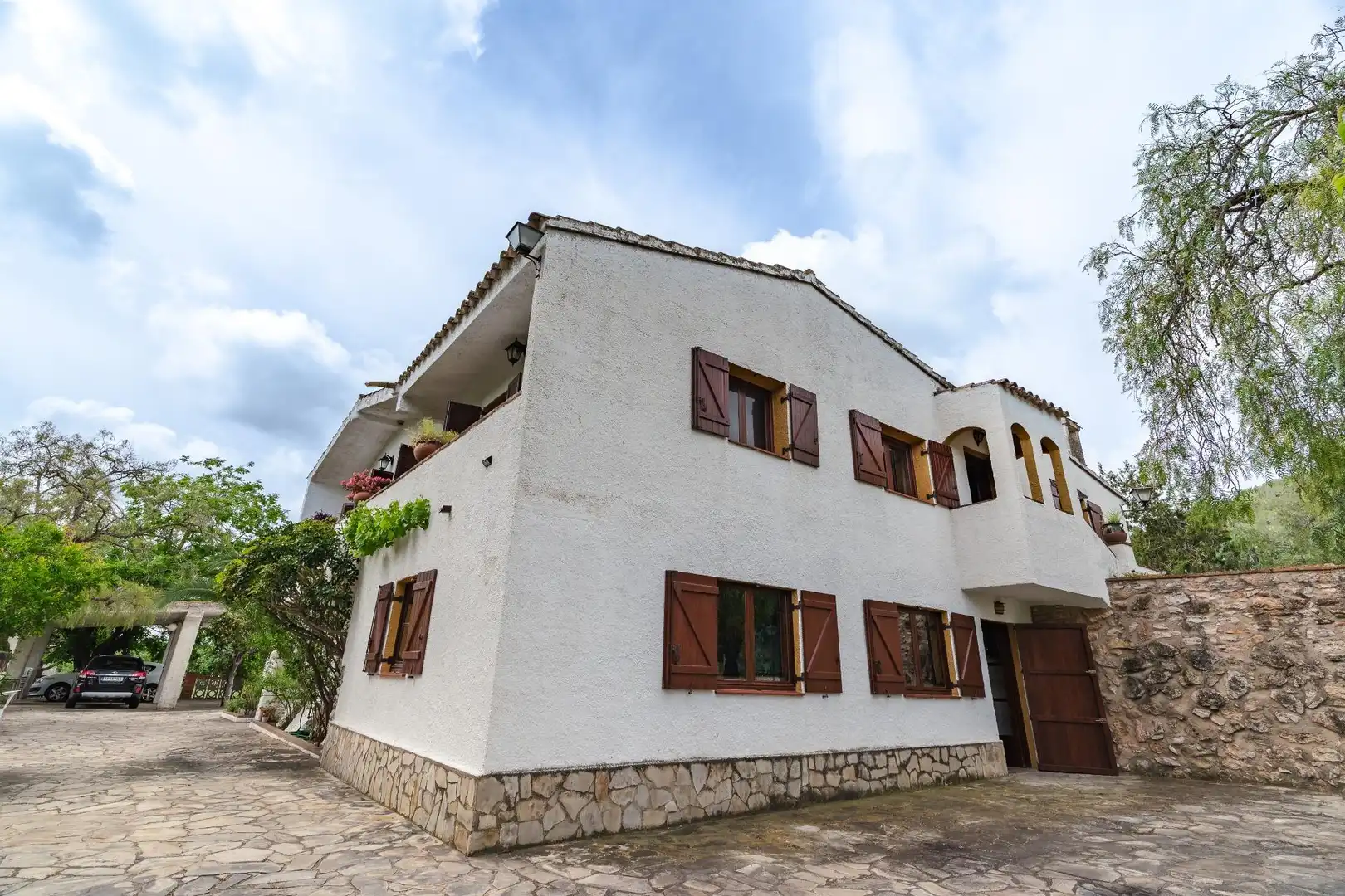 Vista exterior de Casa o xalet en venda en Vespella de Gaià amb Calefacció, Terrassa i Balcó