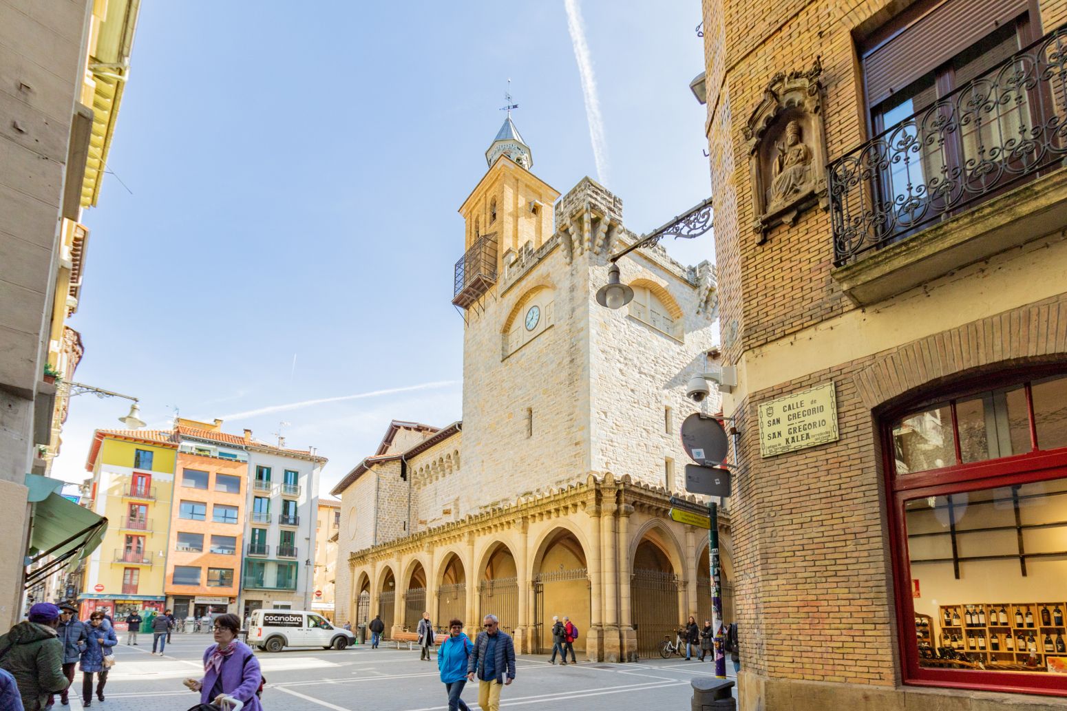 Exterior view of Premises for sale in  Pamplona / Iruña