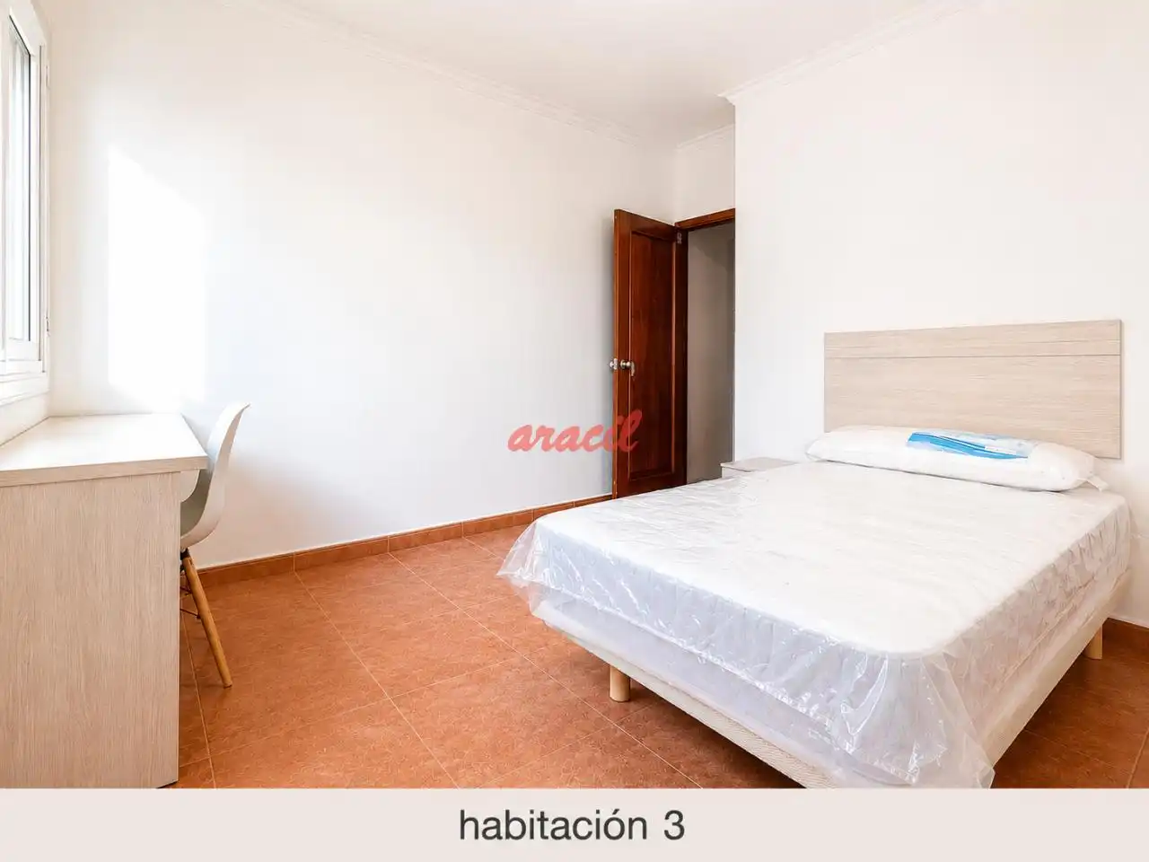 Schlafzimmer von Wohnung zur untervermieten in Ourense Capital  mit Heizung und Möbliert