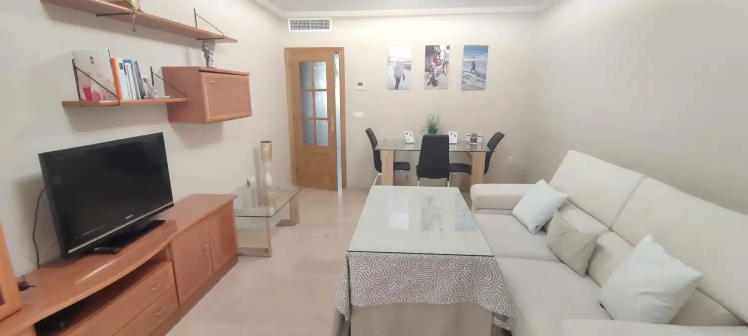 Living room of Flat for rent in Las Gabias  with Air Conditioner, Storage room and Furnished
