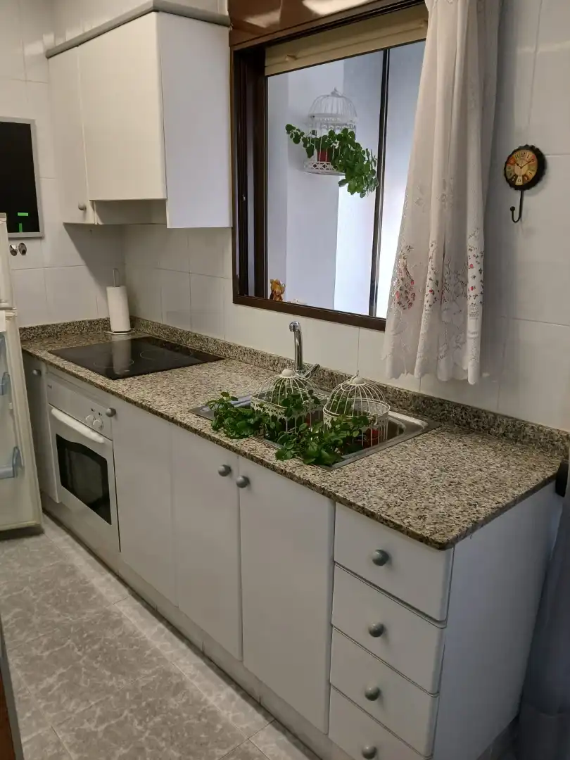 Cocina de Piso en venta en Tavernes de la Valldigna con Aire acondicionado, Calefacción y Jardín privado