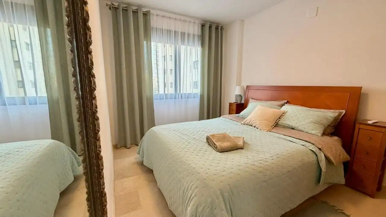 Bedroom of Apartments for rent in Villajoyosa / La Vila Joiosa  with Heating