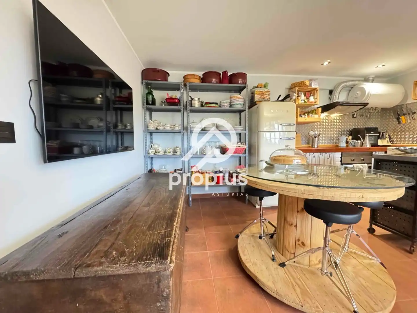Cocina de Casa o chalet en venta en Ribadesella con Calefacción, Jardín privado y Terraza
