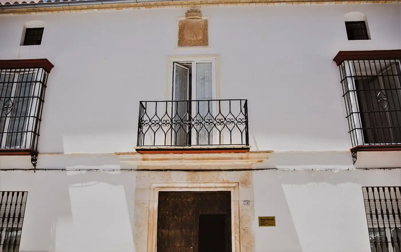 Vista exterior de Casa o xalet en venda en Estepa amb Calefacció, Terrassa i Balcó