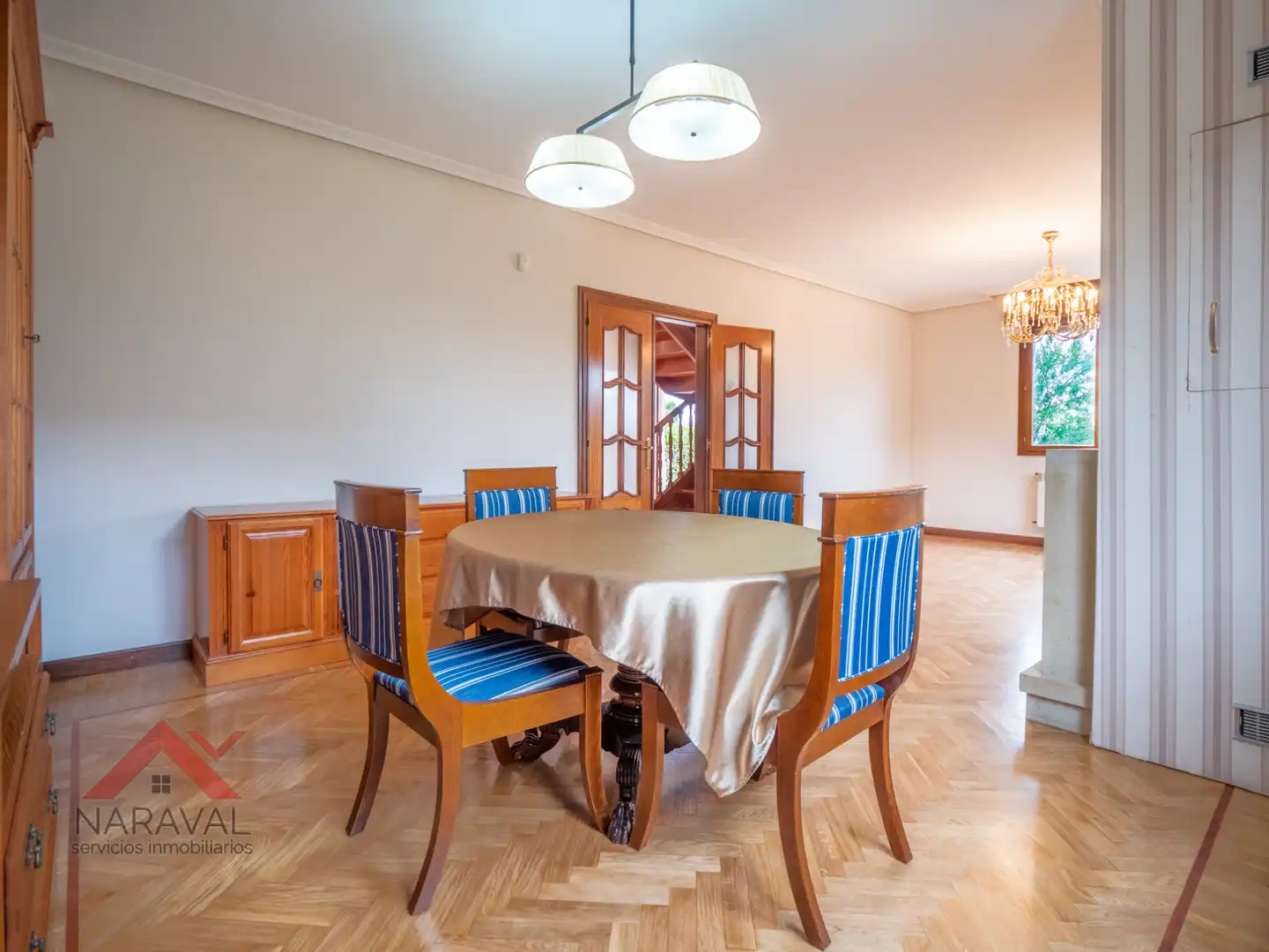 Menjador de Casa o xalet en venda en Zigoitia amb Calefacció, Jardí privat i Parquet