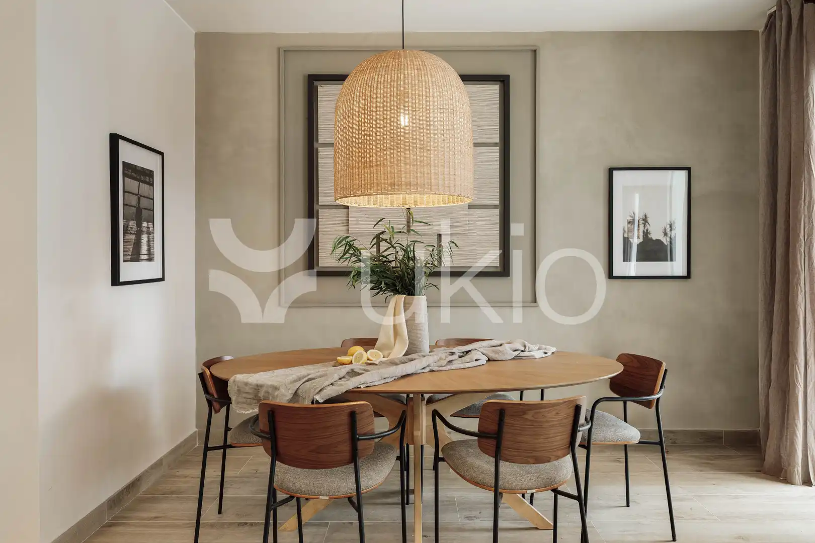 Dining room of Apartments for rent in Barcelona  with Air Conditioner, Heating and Terrace