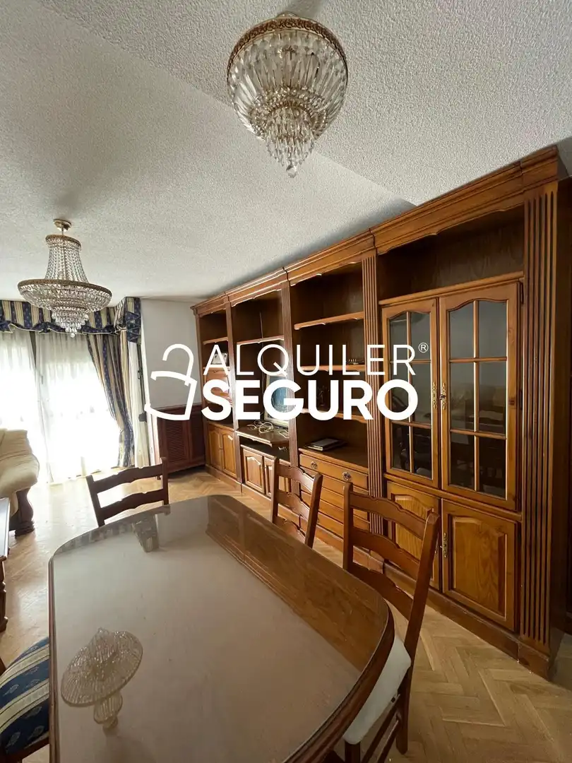 Dining room of Flat for rent in Madrid  with Air Conditioner, Heating and Swimming Pool