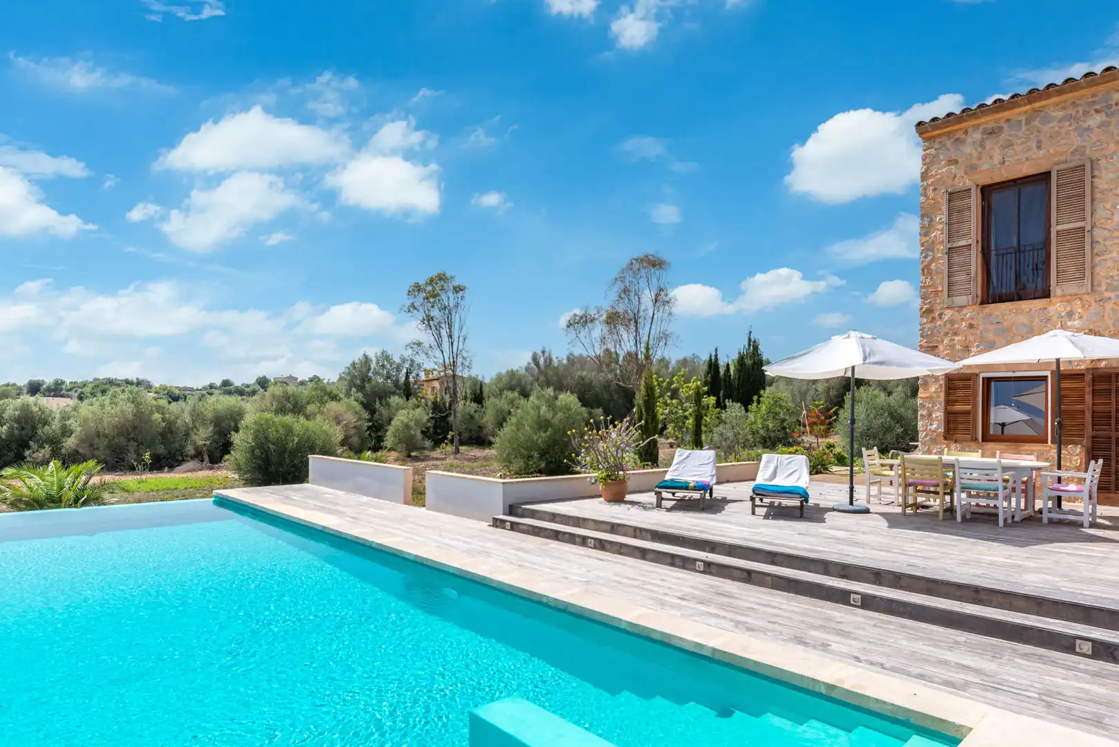 Piscina de Finca rústica en venda en Sant Llorenç des Cardassar amb Aire condicionat, Terrassa i Moblat