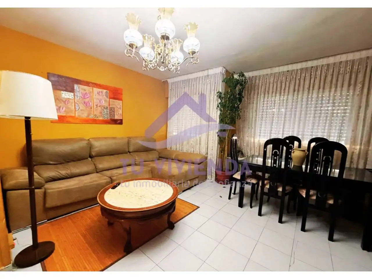 Living room of Flat for rent in Saldaña  with Heating and Furnished