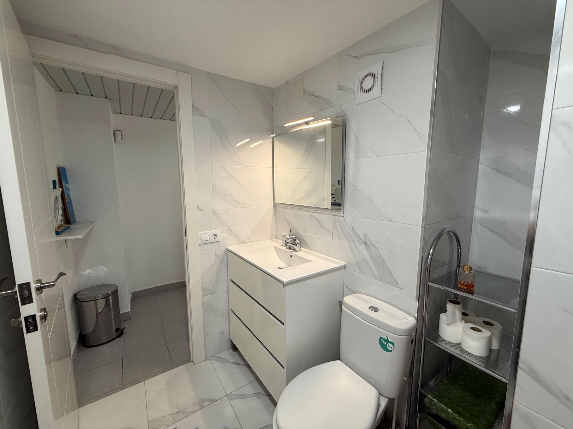 Badezimmer von Maisonette zum Verkauf in L'Hospitalet de Llobregat mit Terrasse und Möbliert