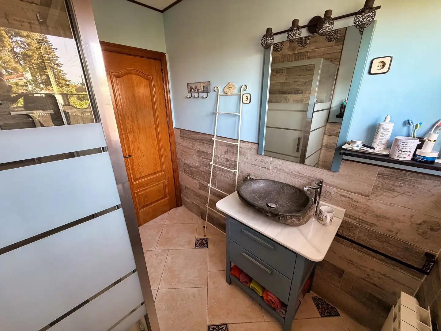 Baño de Casa o chalet en venta en Vallirana con Calefacción y Terraza