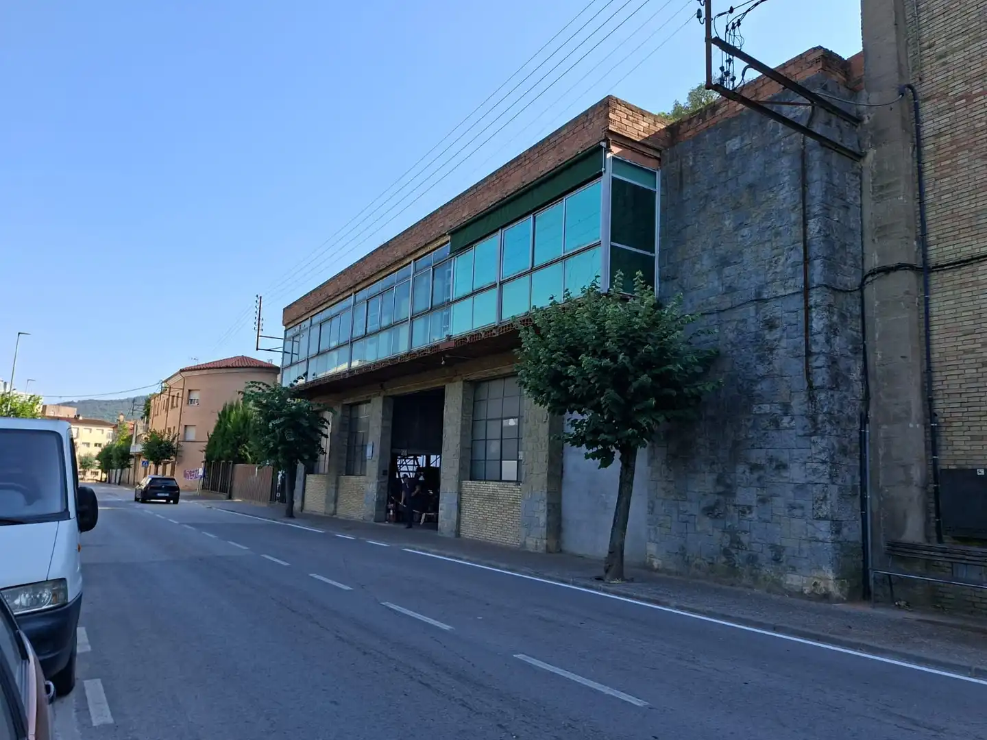 Vista exterior de Nau industrial en venda en Arbúcies