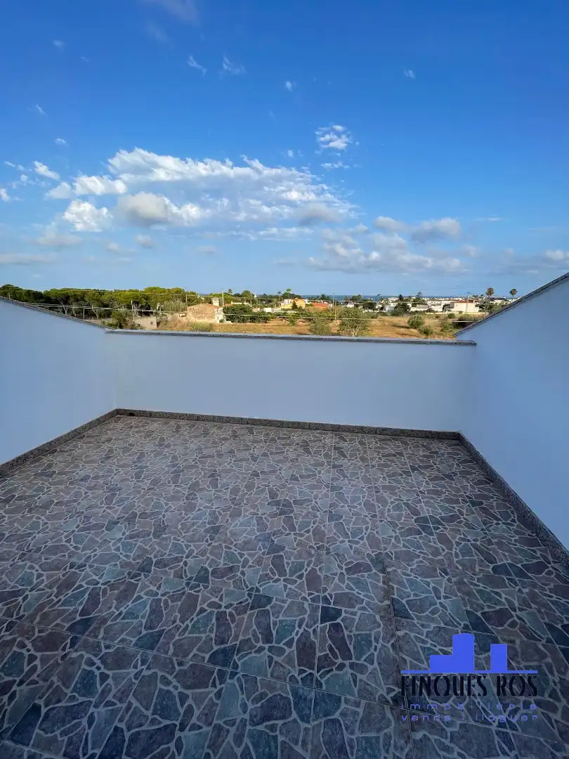 Terrassa de Casa adosada en venda en Vinaròs amb Aire condicionat, Parquet i Terrassa