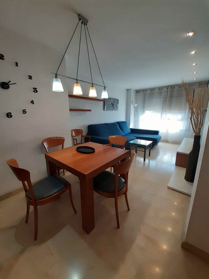 Sala d'estar de Pis de lloguer en  Valencia Capital amb Aire condicionat, Calefacció i Jardí privat