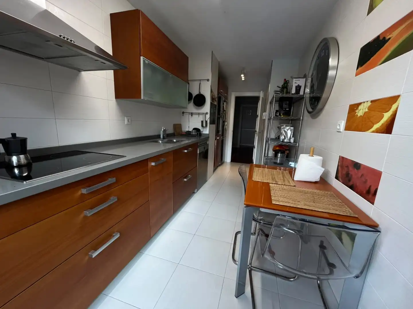 Küche von Wohnung zur Miete in Gijón  mit Heizung, Privatgarten und Schwimmbad