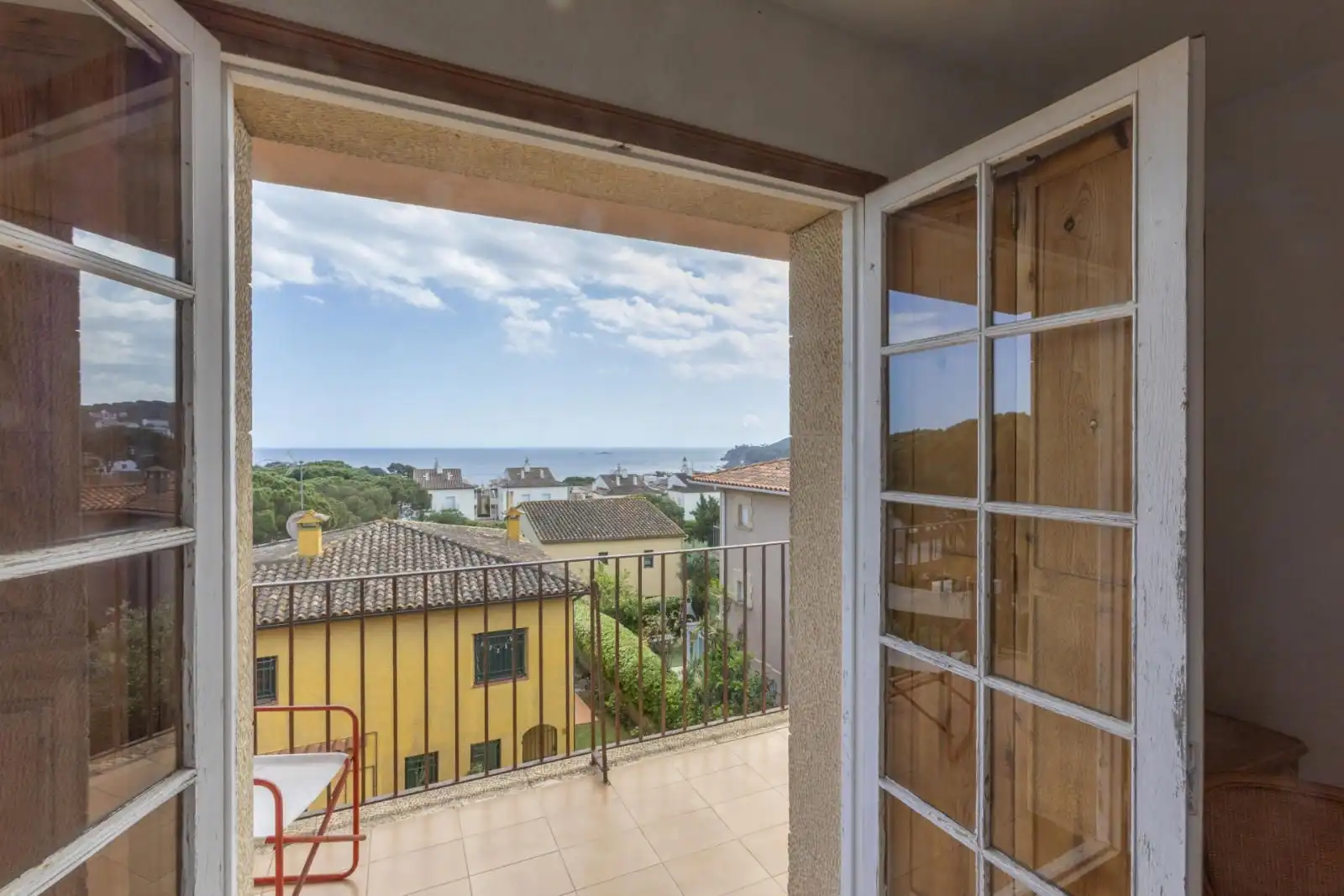 Terrasse von Einfamilien-Reihenhaus zum Verkauf in Palafrugell mit Heizung, Terrasse und Abstellraum