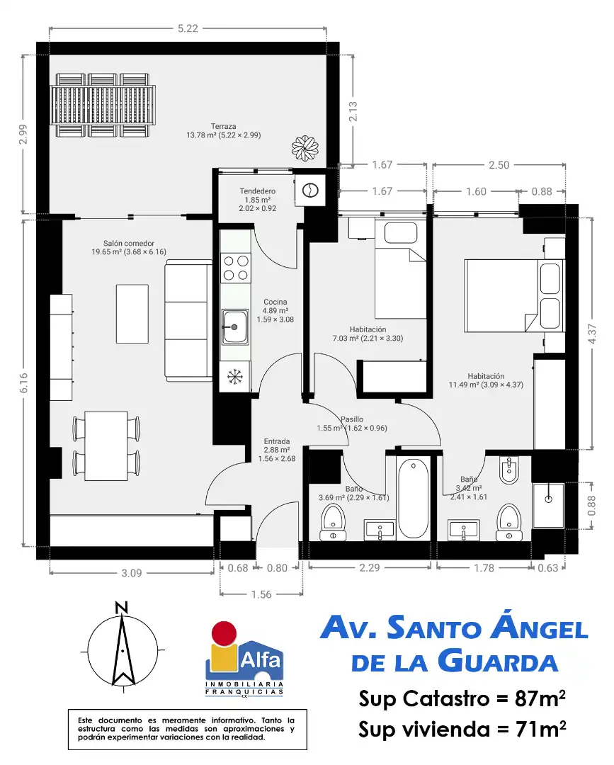 Wohnung zum Verkauf in Madrid mit Heizung, Terrasse und Abstellraum