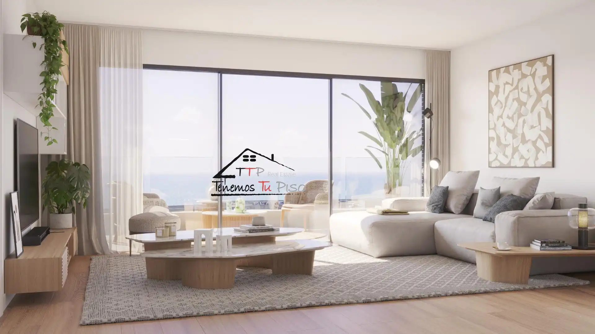 Living room of Flat for sale in Benicarló  with Air Conditioner, Heating and Private garden