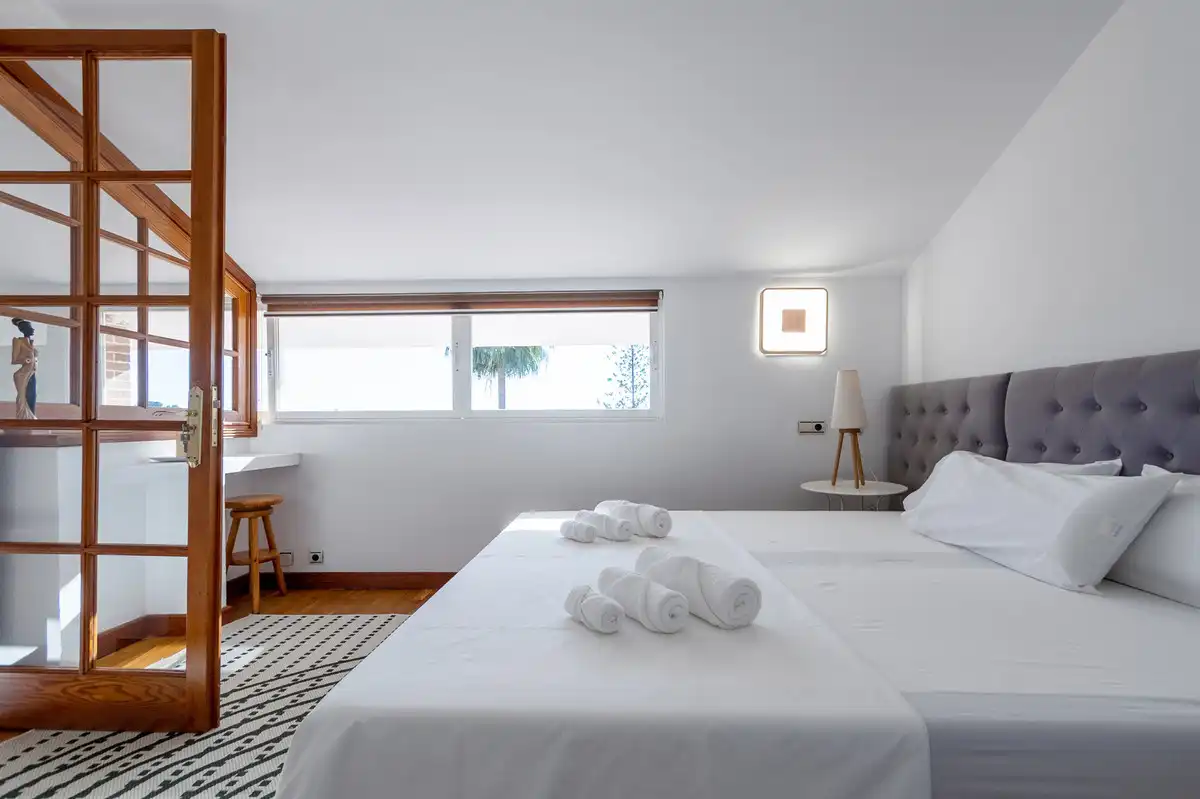 Bedroom of Houses for rent in Estepona  with Air Conditioner, Private garden and Terrace