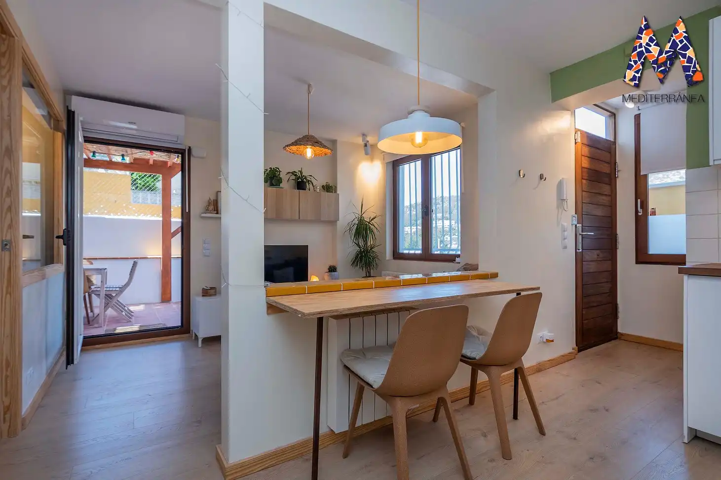 Cocina de Apartamento en venta en Castelldefels con Aire acondicionado, Calefacción y Terraza