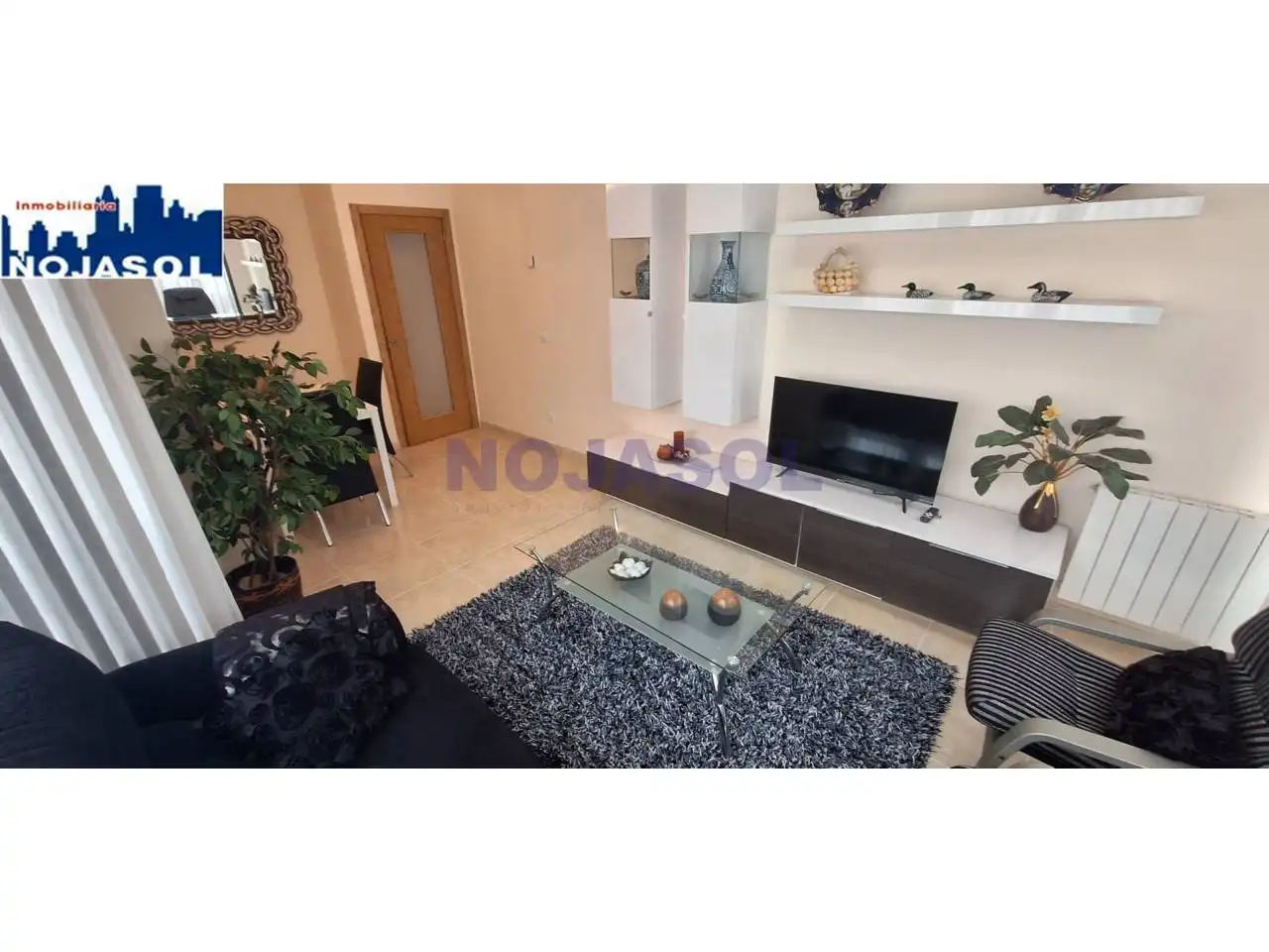 Living room of Flat for rent in Noja  with Heating, Terrace and Furnished