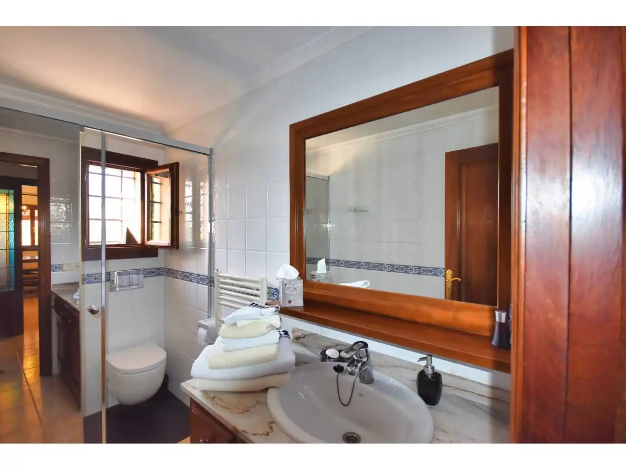 Badezimmer von Country house zum Verkauf in Santa Margalida mit Heizung, Privatgarten und Terrasse