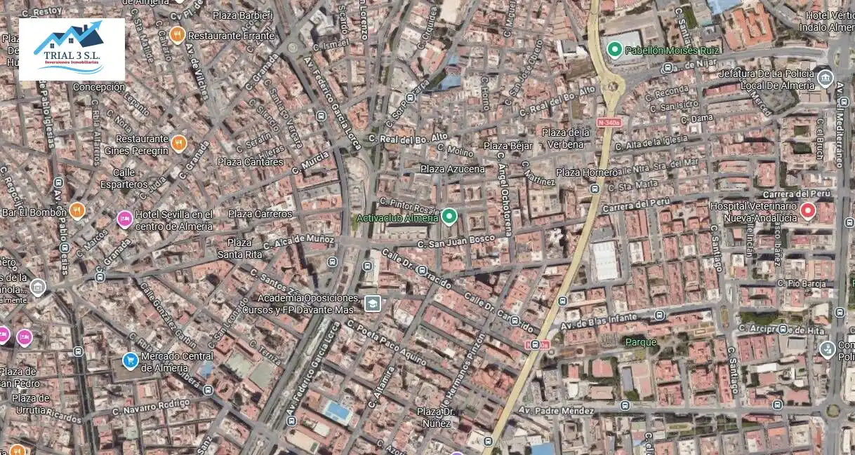 Vista exterior de Piso en venta en Almería