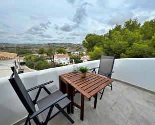 Terrassa de Apartament de lloguer en Benitachell / El Poble Nou de Benitatxell amb Aire condicionat, Terrassa i Piscina