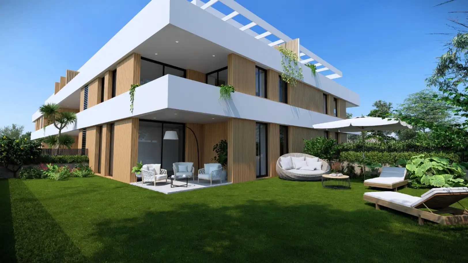 Vista exterior de Apartament en venda en Jávea / Xàbia amb Aire condicionat, Terrassa i Traster