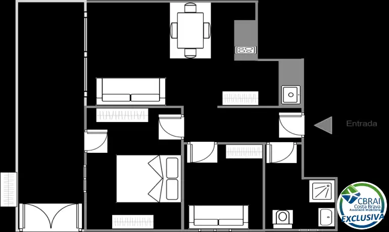 Appartement compact à vendre à Carretera del Far, imagen 12