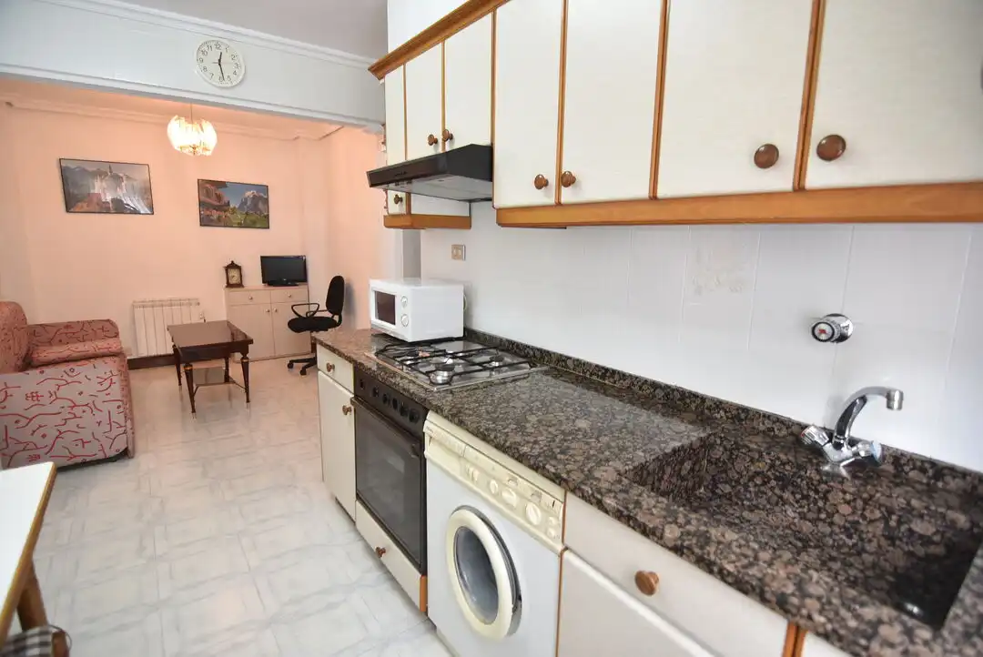 Kitchen of Flat for sale in Eibar  with Heating, Furnished and Balcony