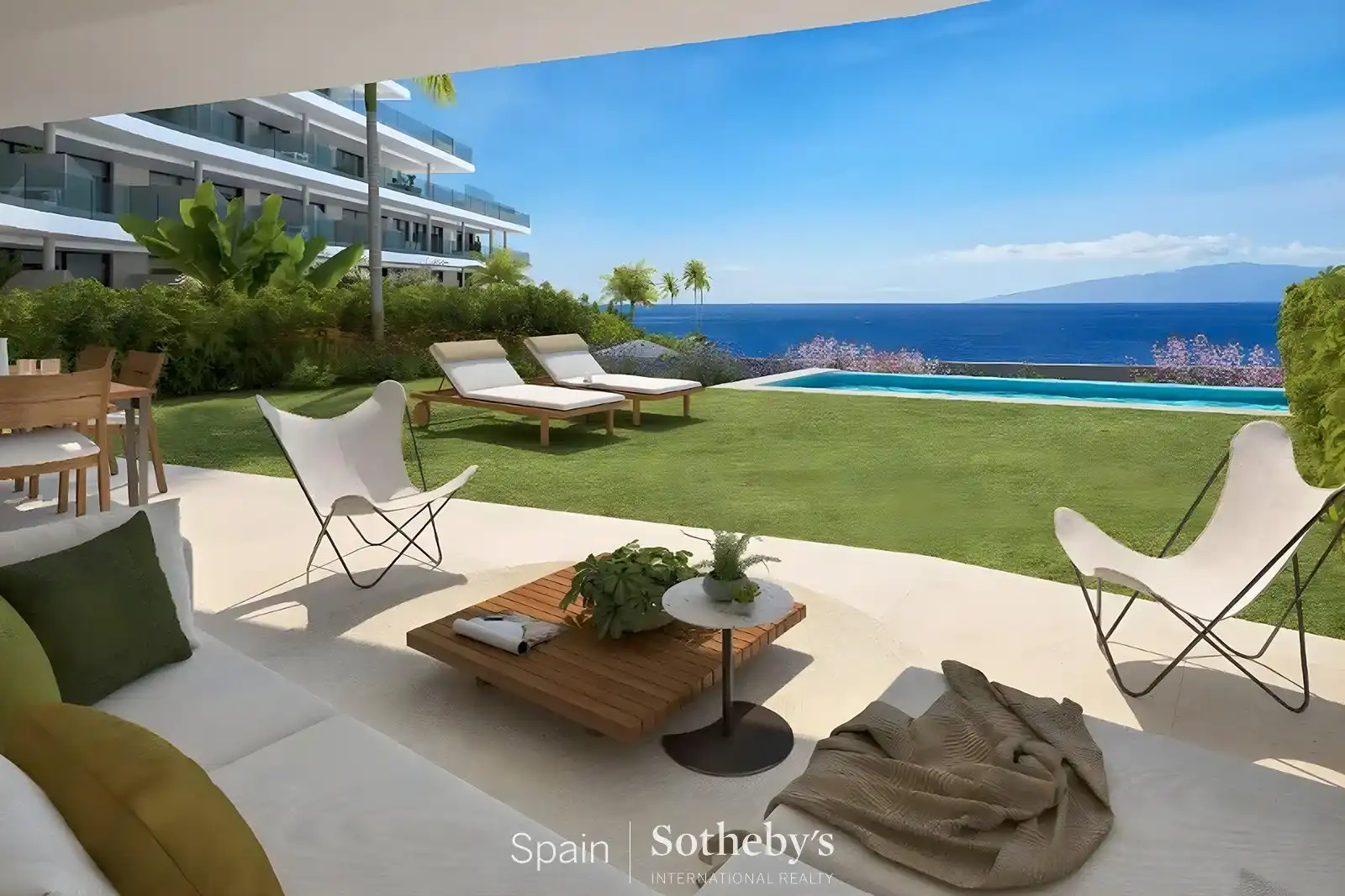 Terrassa de Apartament en venda en Adeje amb Aire condicionat, Jardí privat i Terrassa